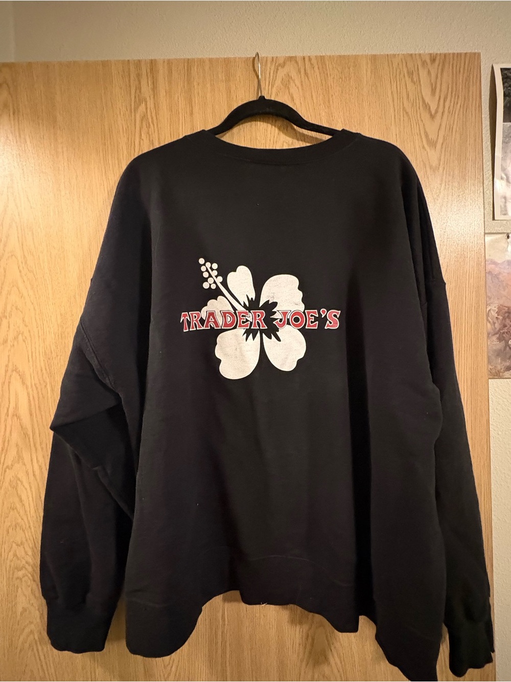 Trader Joe's Black Crewneck